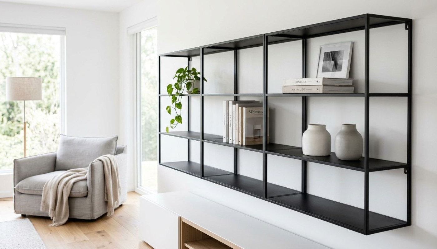 Comment intégrer les étagères en métal dans un intérieur minimaliste ?